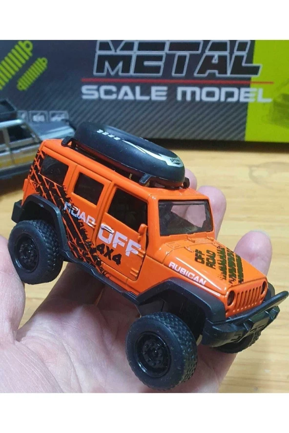 Oyuncak Jip Model Metal Araba Off Road 4x4 Çek Bırak Jeep Hummer , Toyota, Rubicon, Mercedes G 63