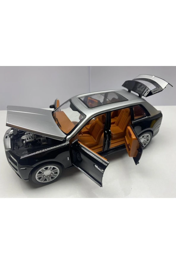 Rolls Royce Metal Model Araba Metal Oyuncak Araba 1.24 Koleksiyon Araba Kapılar Açılır Sesli Işıklı