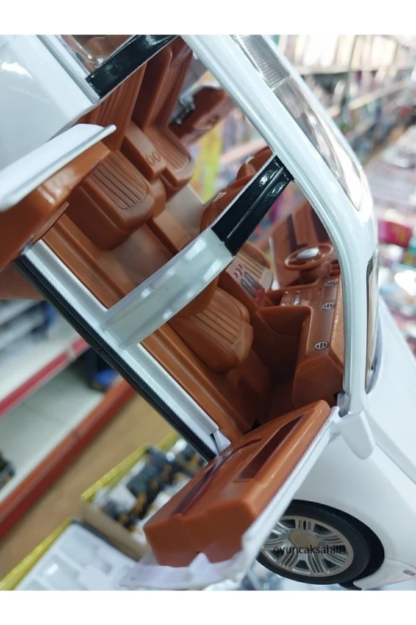 Rolls Royce  Cullınan Dıecast Beyaz Metal 1.24 Koleksiyon Model Işıklı Sesli Far Araba - 4