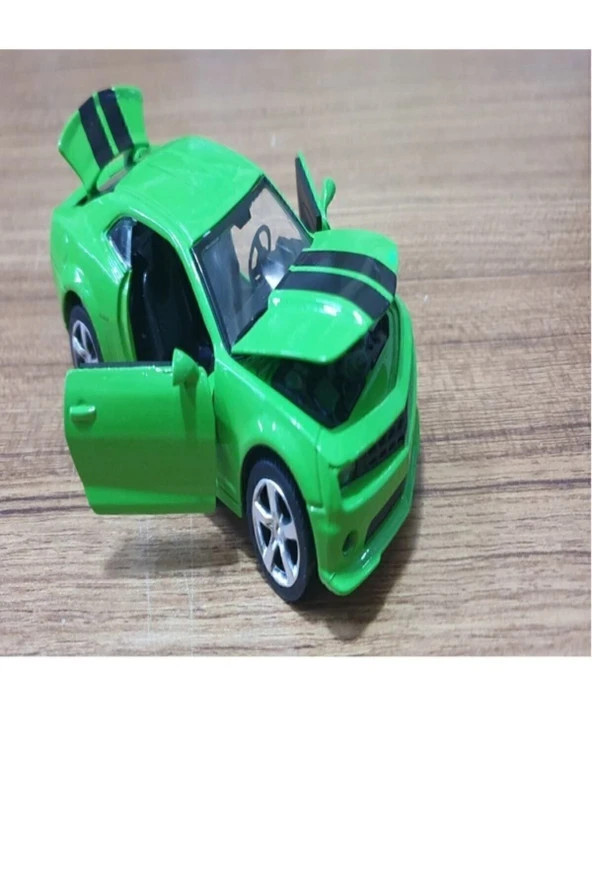 Chevrolet Camaro Oyuncak Model Metal Araba Kapılar Kaput Bagaj Açılır
