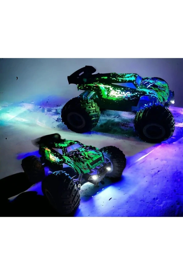 Uzaktan Kumandalı Full Fonksiyon Araba Şarjlı 22cm Işıklı Drift Özelikli 20 Km Hız - 3