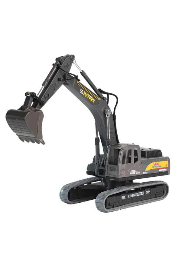 Dozer Ekskavatör Kepçe Oyuncak İnşaat Aracı İş Makinası Kazıcı Büyük Boy 25 Cm