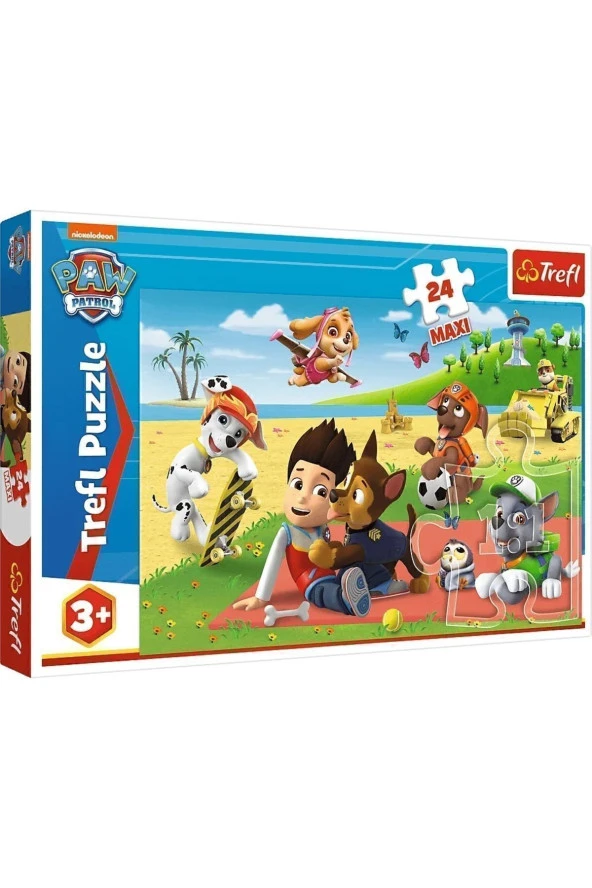 24 Parça Maxi Yapboz Paw Patrol Puzzle