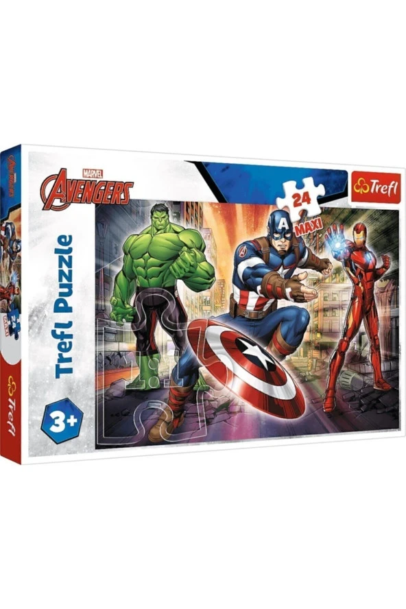 Süper Kahramanlar Dısney The  Maxi Puzzle (24 Parça Dev Puzzle)
