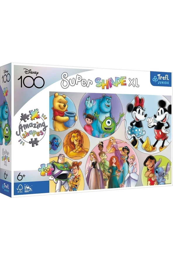 Yapboz 160 Parça Xl Disney'˜n Renkli D?nyasi -50033 Puzzle