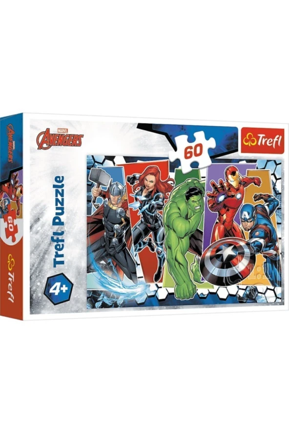 Süper Kahramanlar  Invıncıble 60 Parça Çocuk Puzzle