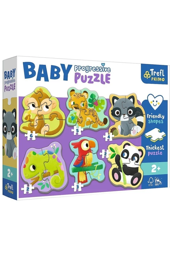 Yapboz Baby Egzotik Hayvanlar Puzzle