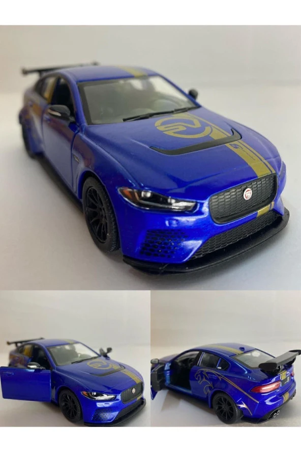 Metal Oyuncak Araba Çekbırak Jaguar Xe Sv Project 8 ( Desenli ) 12 Cm Araba