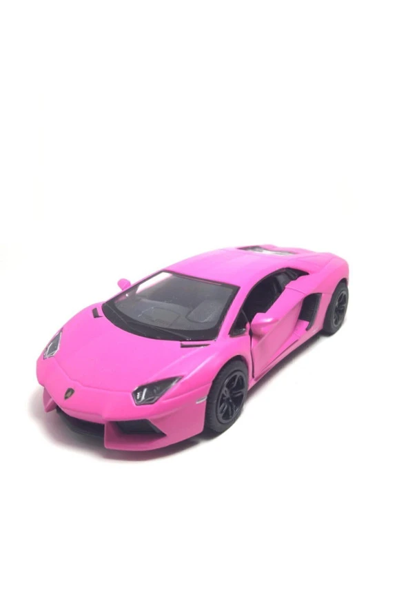 1:32 / 1:36 Lamborghini Aventador Mat Pembe Diecast Model Araba