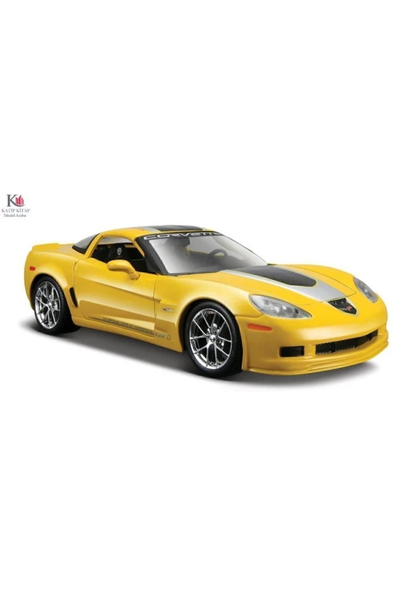 2009 Corvette Z06 Gt1 Sarı 1/24 Model Araba