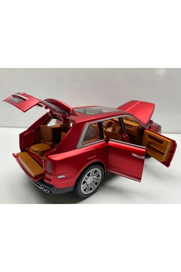 Rolls Royce Metal Model Araba 23 Cm Sesli Işıklı Kapılar Bagaj Kaput Açılır Oyuncak Roy Rolls Araç
