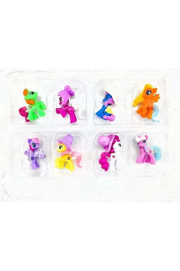 Pony 8 Figürlü Oyuncak Set My Little Pony