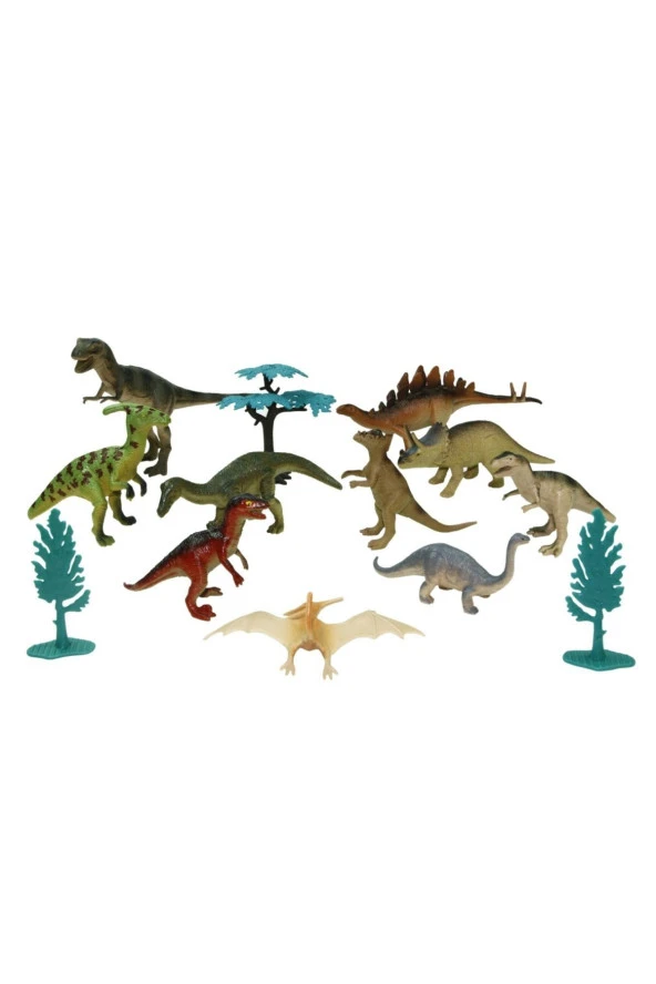 23Cm Kovada 13Parça Dinozor Seti - 2