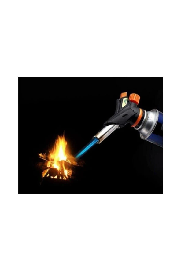 Pürmüz Pratik Çakmaklı Ayarlı Tüp Hürmüz Set 4 Lü Set 227 Gr 1300 ° Alev Pratik Mangal Ateş Çakmağı - 3