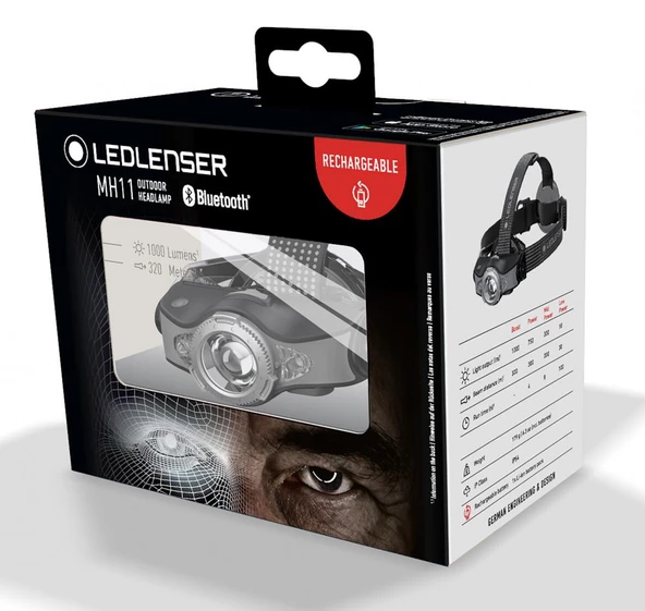 LEDLENSER MH11 GRAY KAFA FENERİ - Resim 3