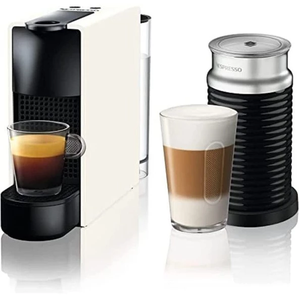 Nespresso Essenza Mini C 35 Beyaz Bundle Kahve Makinesi