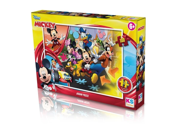 KS Puzzle 100 Parça Mickey Mouse