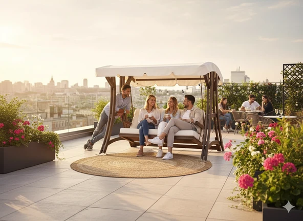 Ahşap Bahçe Salıncağı, Akasya Modeli