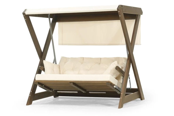 Ahşap Bahçe Salıncağı Holox Ladin Yataksız