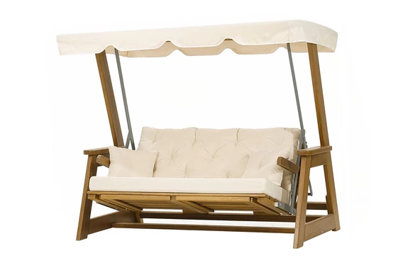 Ahşap Bahçe Salıncağı Sunova Iroko Yataksız