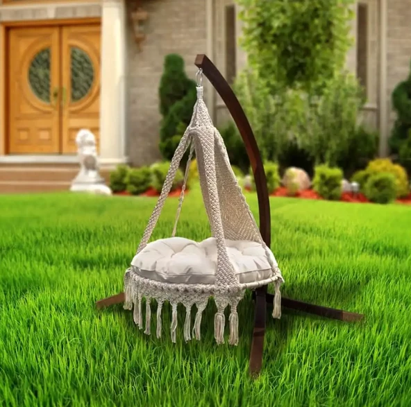 Ahşap Salıncak Bade Klasik Spider