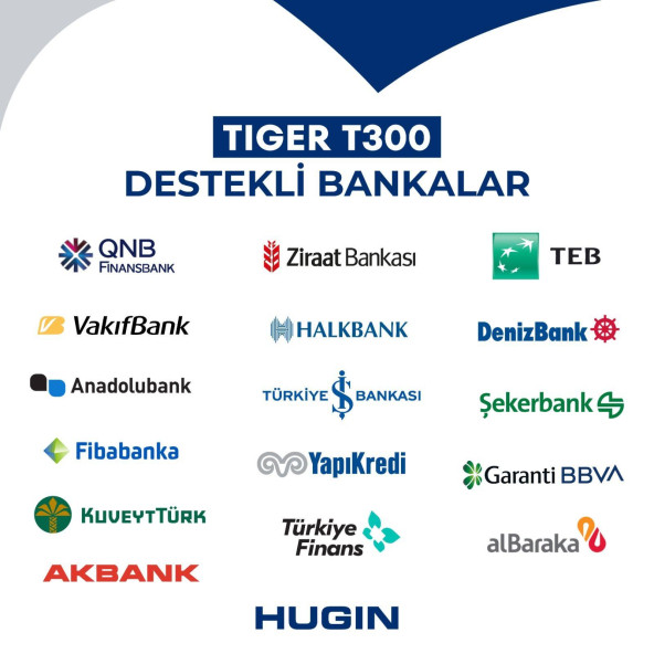 HUGIN Tiger T300 4G Bağlantılı Yeni Nesil Yazar Kasa Pos Cihazı (10 ADET POS RULOSU HEDİYELİ) - 6