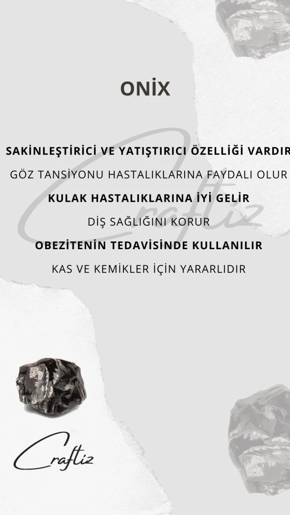 Onix Gua Sha Yüz Masajı Taşı - 4