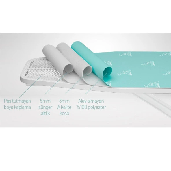 Gazella Squad Elegance Ütü Masası 900 L - 4