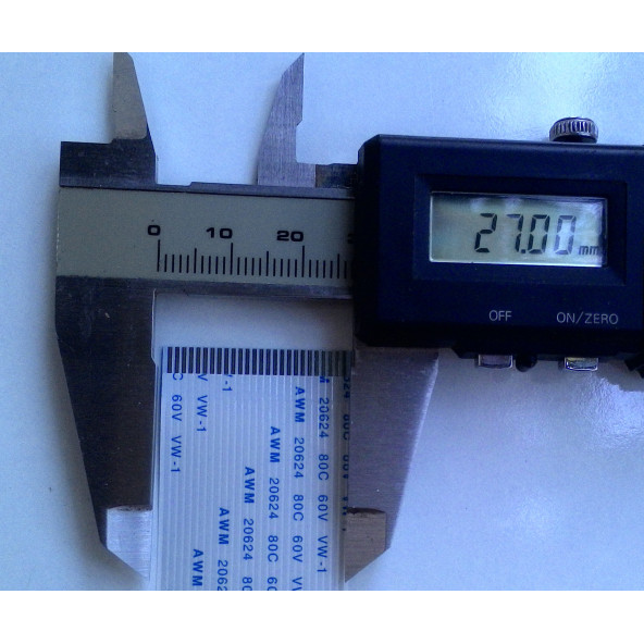Awm 20624 80C 60V Vw-1 Flex Şerit Kablo  26 pinli 1 mm adımlı 26-1-15A - 3