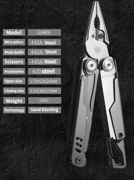 Grand Harvest GHK9 Armor Piercing Multi Tool - Resim 2