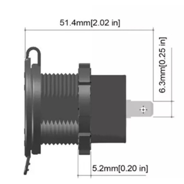Araç/Tekne/Motosiklet için ( Quick ) HIZLI ŞARJ Kırmızı Renk - 2