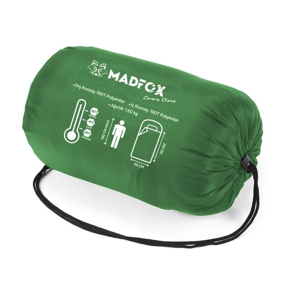 Madfox Cavery Stone Uyku Tulumu -20°C - 10