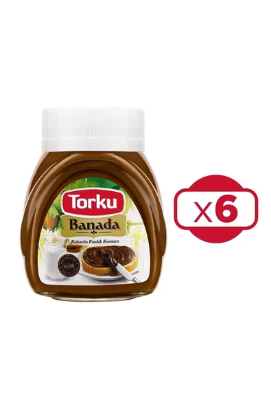 Torku Banada Kakaolu Fındık Kreması Cam 6 x 700 G