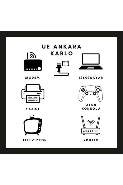 30 Metre Cat6 Internet Kablosu Ethernet Cat 6 - Resim 4