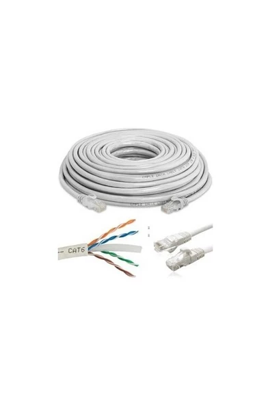 30 Metre Cat6 Internet Kablosu Ethernet Cat 6