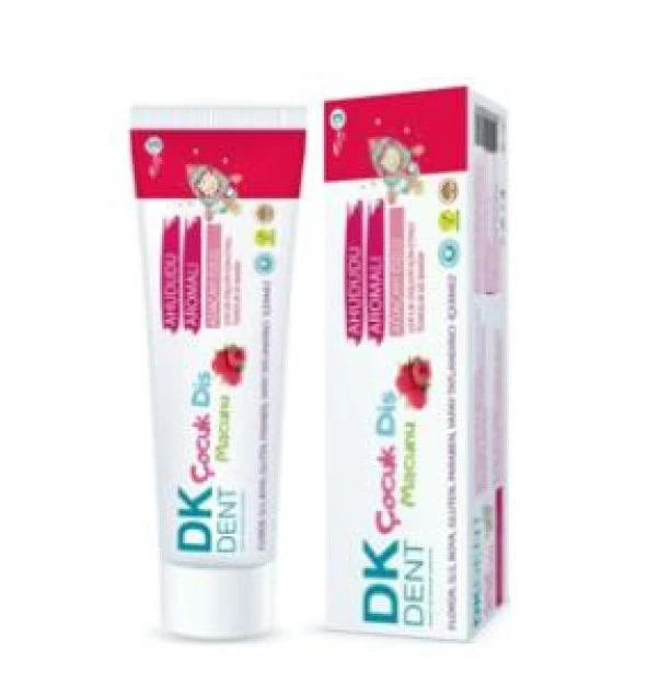 Dk Dent Vegan Pırıl Çocuk Diş Macunu Ahududu Florürsüz 50ml