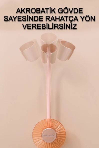 Duvar Monteli Saç Kurutma Makinesi Tutucu – Esnek Bükülebilir Universal 1 Kademeli Sabitleyici Aparat - 5