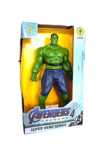 Bambam Avengers Hulk 16cm Işıklı Marvel Karakter Figür Oyuncak