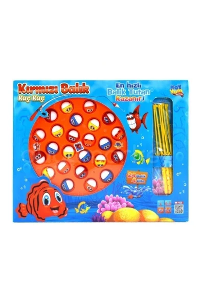 Bambamtoys Müzikli Balık Tutma Oyuncagı Kırmızı Balık ürün görseli