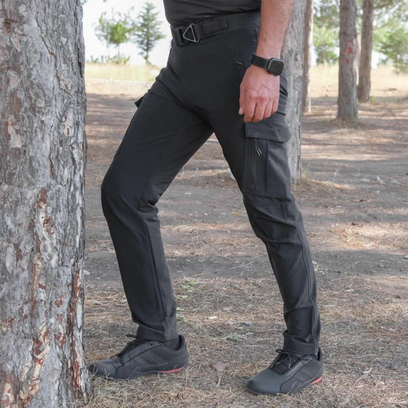 Erkek Outdoor Pantolon - Tactical - Siyah - 4