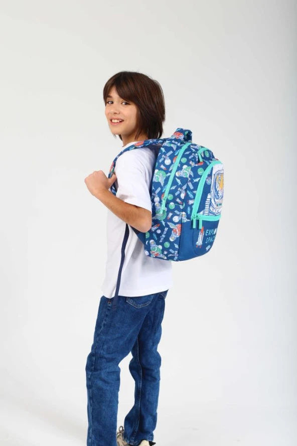 Kaukko Kids Sırt Çantası Square Tiger L5164 - 3