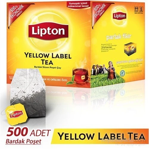 Lipton Yellow Label 2 gr 500'lü Bardak Poşet Çay - 2