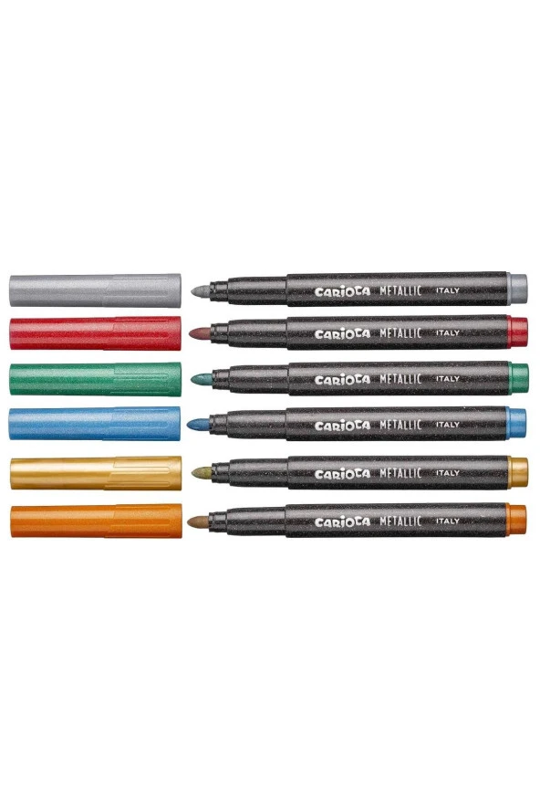 Jumbo Keçeli Boya Kalemi Metalik 6’lı - 5
