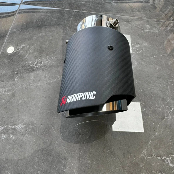 Ayarlanabilir Akrapoviç Eksoz Ucu 90MM Tekli Açık Ağızlı - 5