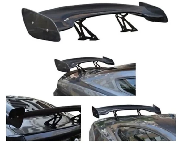 Dtm Bagaj Üstü Spoiler Pianoblack Metal Ayaklı Üniversal Tüm Sedan Modeller