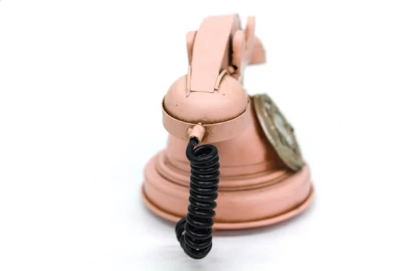 Dekoratif Metal Telefon Biblo Dekoratif Hediyelik - 4