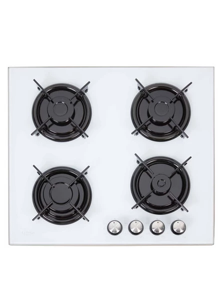 Çetintaş W 848 CT Beyaz Cam Set Üstü Ocak Doğalgaz-LPG - 3