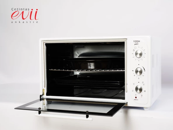ÇETİNTAŞ SMXF5 Maxi Firin 45 Litre Beyaz - 2