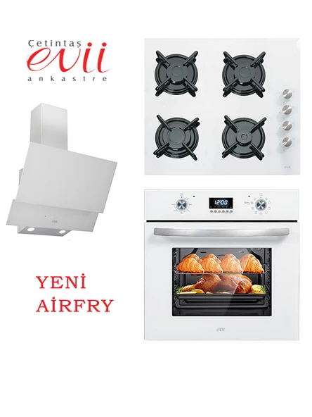 Çetintaş Evii Ankastre Set 26 Airfry (YAĞSIZ FRİTÖZ ÖZELLİKLİ) - 9