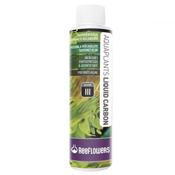 Reeflowers AquaPlants Liquid Carbon - III 1000 ML Fotosentez ve Büyüme ​​​​​​​SKT: 07/2022